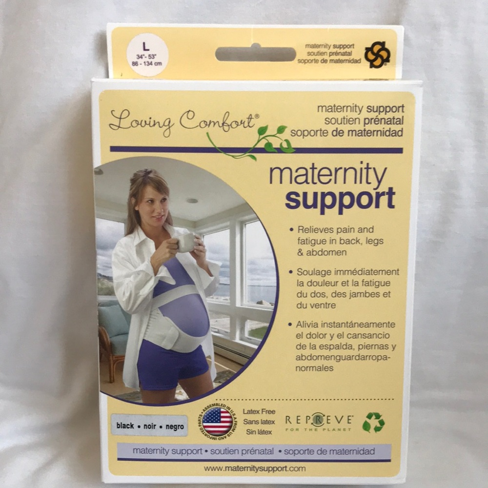 Moving Comfort Maternity Support - Black